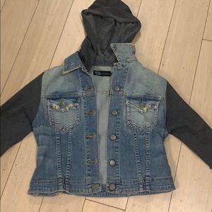 John Eshaya Jean Jacket Hoodie